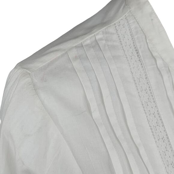 a.n.a Cotton Peasant Top Size Small - Picture 6 of 11